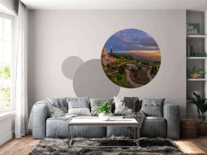 Sale De Doi Inthanon berg bij zonsondergang fotobehang Architectuur