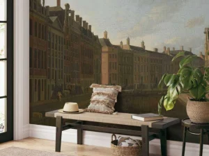 Best De Gouden Bocht in de Herengracht vanuit het oosten fotobehang Steden | Architectuur