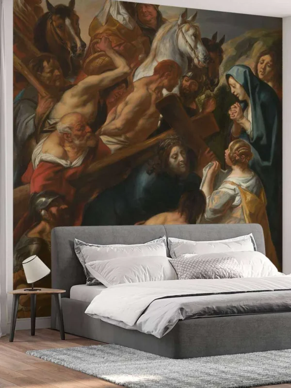Online De Kruisdraging fotobehang Kunst & Design