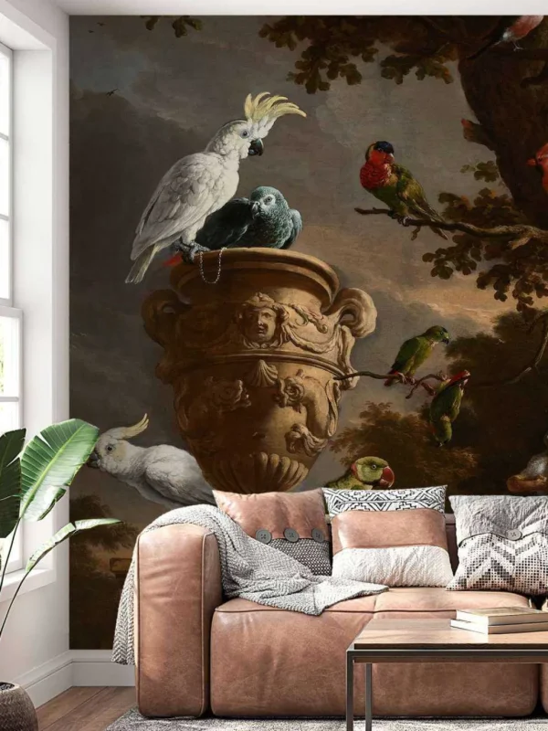 New De menagerie fotobehang Kunst & Design