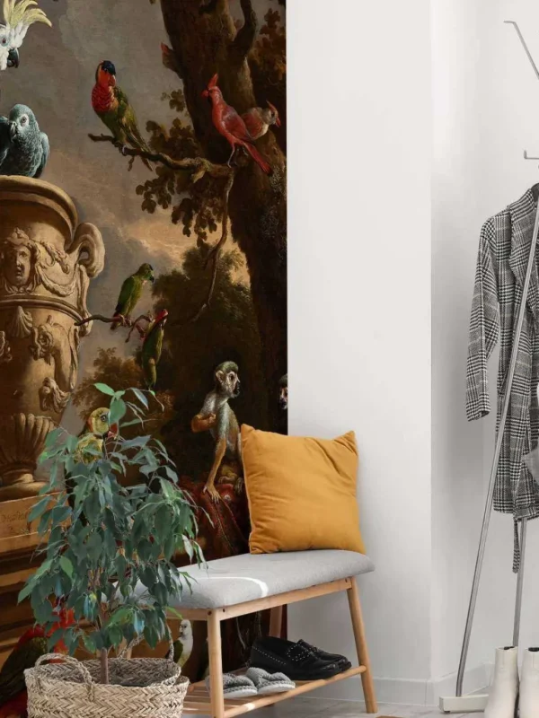New De menagerie fotobehang Kunst & Design