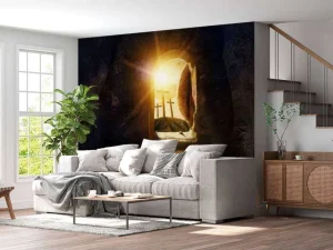 Outlet De opstanding van Jezus Christus fotobehang Architectuur