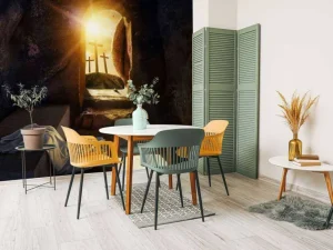 Outlet De opstanding van Jezus Christus fotobehang Architectuur