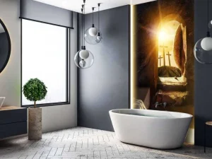 Outlet De opstanding van Jezus Christus fotobehang Architectuur