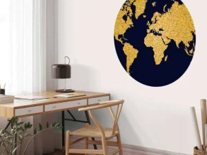 Hot De planeet van goud fotobehang Hobbykamer