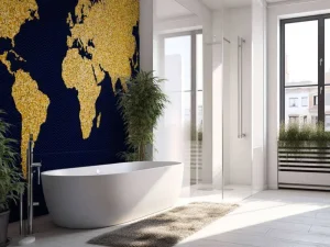Hot De planeet van goud fotobehang Hobbykamer