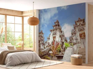 Outlet De Pura Lempuyang tempel in Bali fotobehang Architectuur