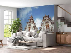 Outlet De Pura Lempuyang tempel in Bali fotobehang Architectuur