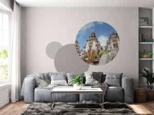 Outlet De Pura Lempuyang tempel in Bali fotobehang Architectuur