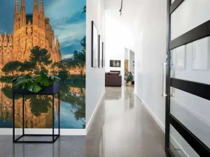 New De Sagrada Familia in Barcelona fotobehang Architectuur
