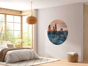 Online De skyline van Londen fotobehang Architectuur