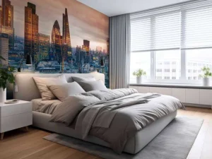 Online De skyline van Londen fotobehang Architectuur