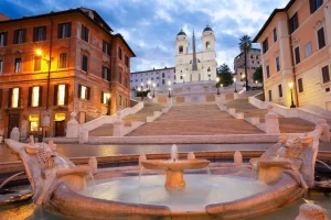 Best De Spaanse trappen in Rome fotobehang Steden | Architectuur