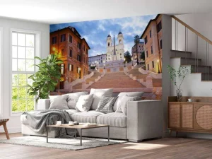 Best De Spaanse trappen in Rome fotobehang Steden | Architectuur
