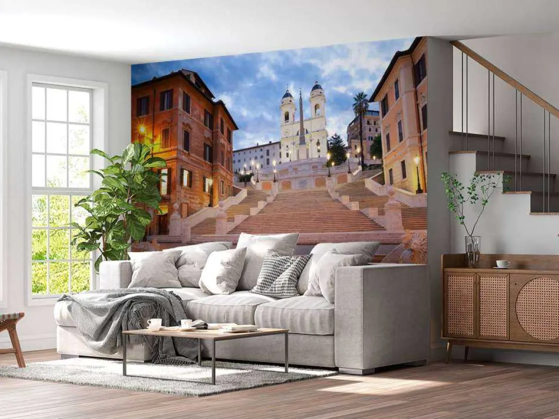 de_spaanse_trappen_in_rom_10.webp Best De Spaanse trappen in Rome fotobehang Steden | Architectuur