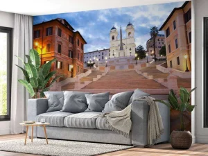 Best De Spaanse trappen in Rome fotobehang Steden | Architectuur