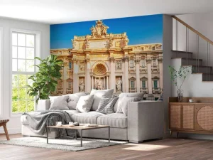 Sale De Trevifontein in Rome fotobehang Architectuur
