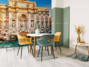 Sale De Trevifontein in Rome fotobehang Architectuur