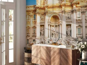 Sale De Trevifontein in Rome fotobehang Architectuur