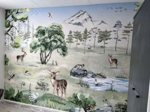 Online Deer Forest - Summer Kinderkamer | Dieren