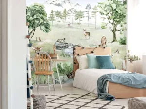 Online Deer Forest - Summer Kinderkamer | Dieren
