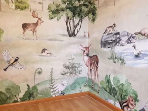 Online Deer Forest - Summer Kinderkamer | Dieren