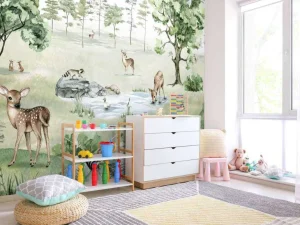 Online Deer Forest - Summer Kinderkamer | Dieren