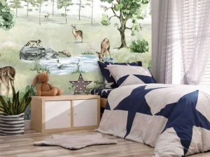 Online Deer Forest - Summer Kinderkamer | Dieren