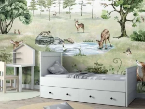 Online Deer Forest - Summer Kinderkamer | Dieren