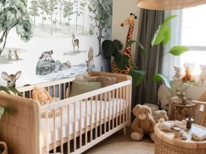 Hot Deer Forest - Winter Kinderkamer | Dieren
