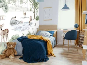 Hot Deer Forest - Winter Kinderkamer | Dieren