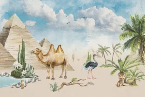 Discount Dieren bij de piramides Kinderkamer | Dieren