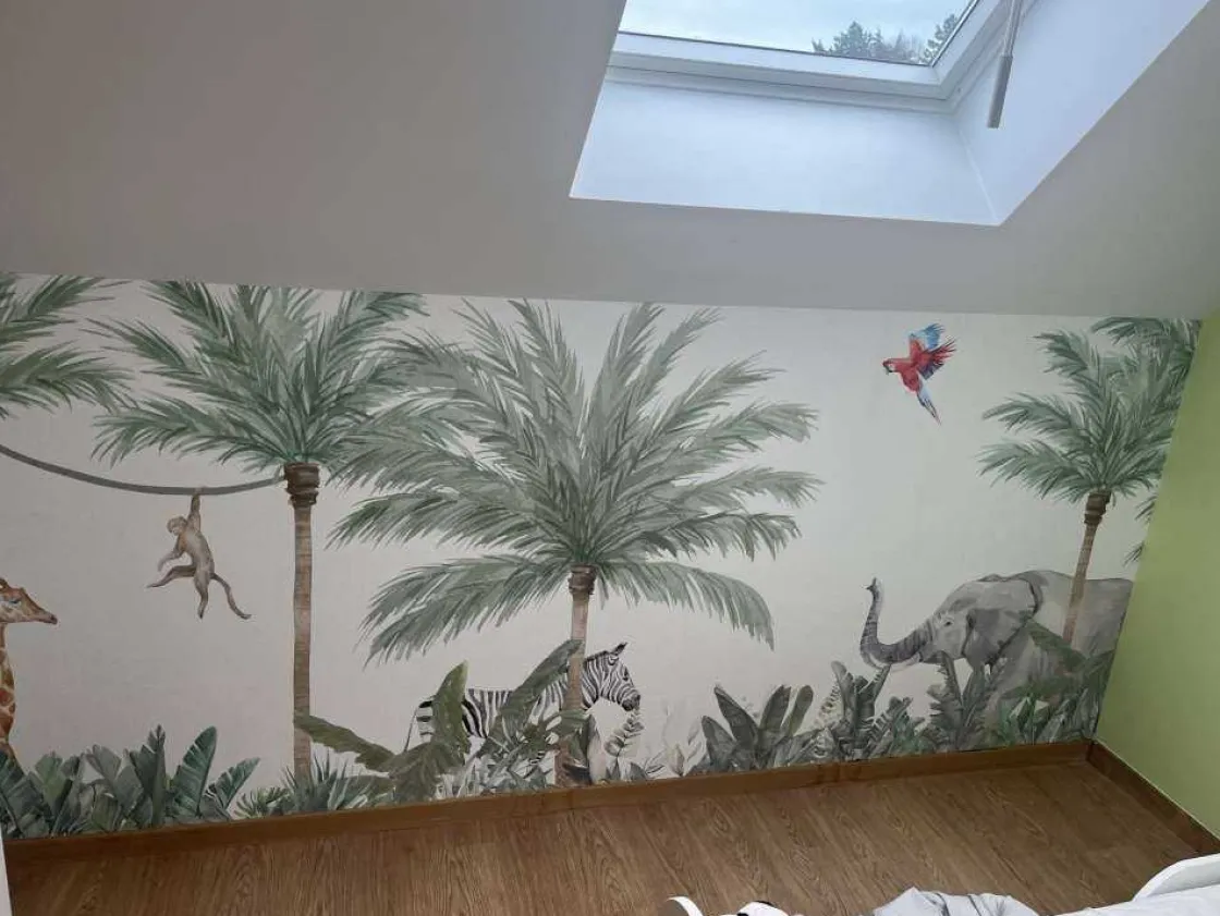 dieren_en_palmbomen_1.webp Sale Dieren en palmbomen Kinderkamer | Dieren
