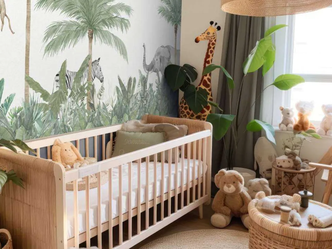 dieren_en_palmbomen_10.webp Sale Dieren en palmbomen Kinderkamer | Dieren