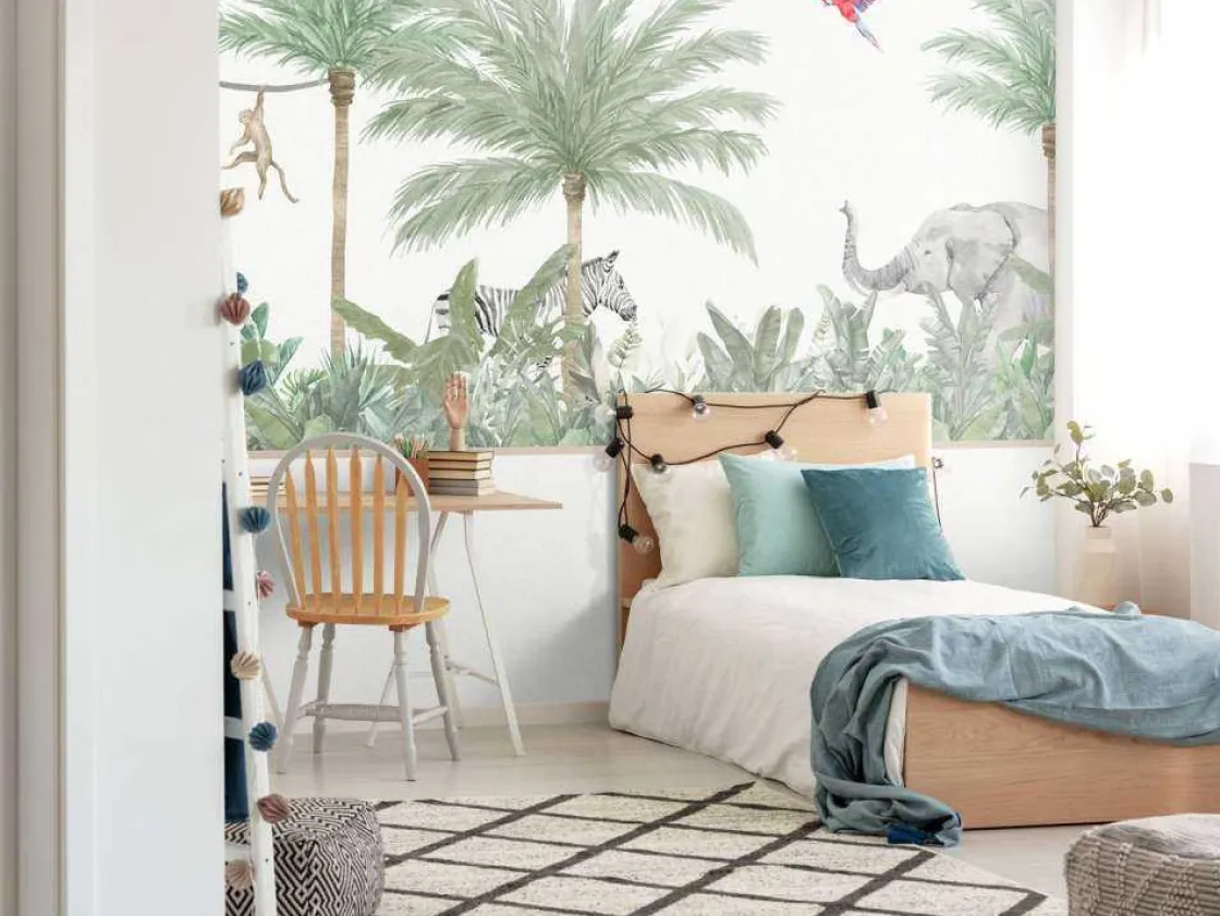 dieren_en_palmbomen_9.webp Sale Dieren en palmbomen Kinderkamer | Dieren