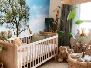 Best Dieren in een droog landschap fotobehang Tienerkamer | Dieren
