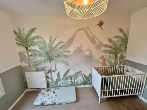 Clearance Dieren in een jungle Kinderkamer