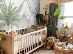 Clearance Dieren in een jungle Kinderkamer