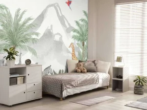 Clearance Dieren in een jungle Kinderkamer