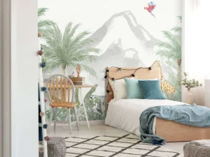Clearance Dieren in een jungle Kinderkamer