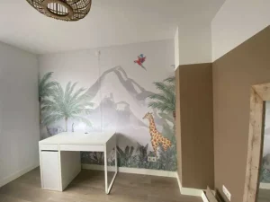 Clearance Dieren in een jungle Kinderkamer