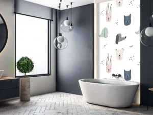 Sale Dieren tekeningen print fotobehang Babykamer