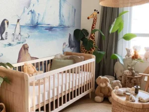 Hot Dieren van de ijswereld Kinderkamer
