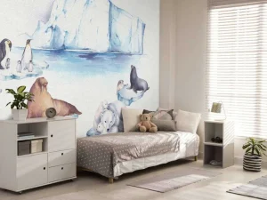 Hot Dieren van de ijswereld Kinderkamer