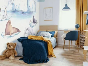 Hot Dieren van de ijswereld Kinderkamer