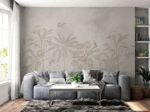 Hot Dierenjungle taupe Dieren | Kinderkamer