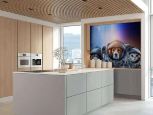 Online Dierlijke astronauten fotobehang Tienerkamer | Dieren