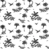 Online Dino patroon in zwart-wit Kinderkamer | Dieren