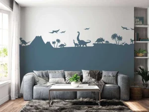 Clearance Dino silhouetten Kinderkamer