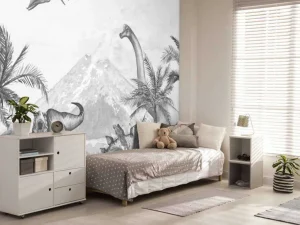 Outlet Dino's in zwart-wit Kinderkamer
